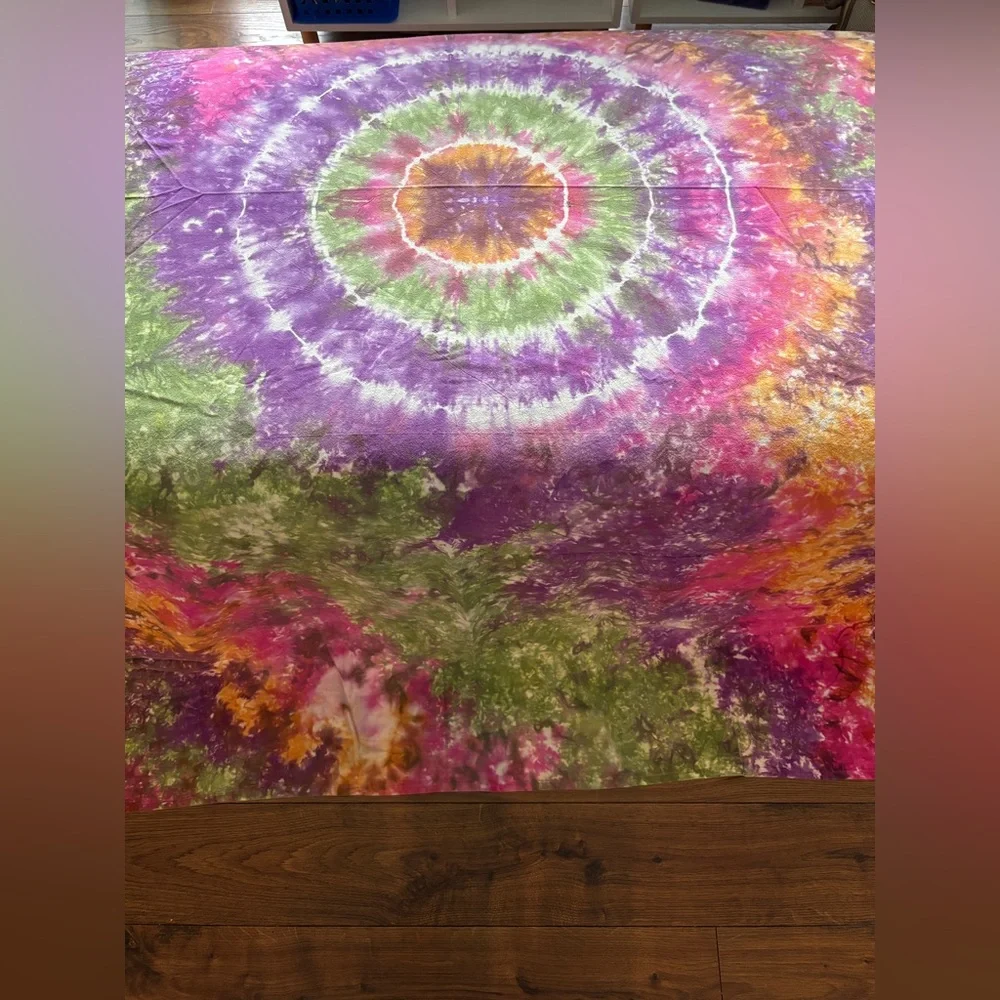 Multicolor Boho Mandala Tie Dye Tapestry Wall Hanging Dorm Decor 58